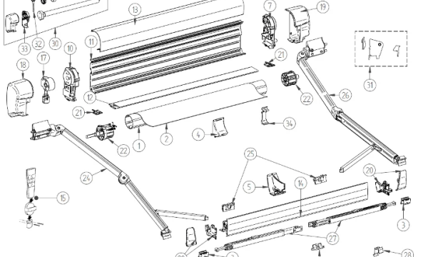 Awning spare parts