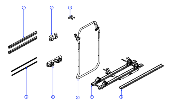 Bicycle rack spare parts