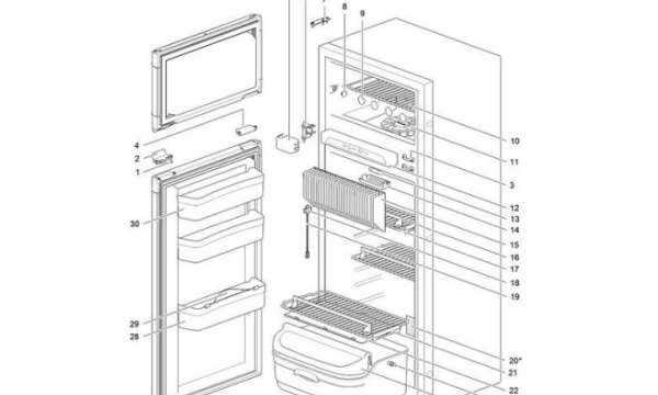 Trivalent refrigerator spare parts