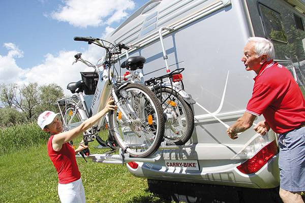Fahrradträger Carry Bike Lift 77 E-Bike, aluminium - Bantam-Camping AG