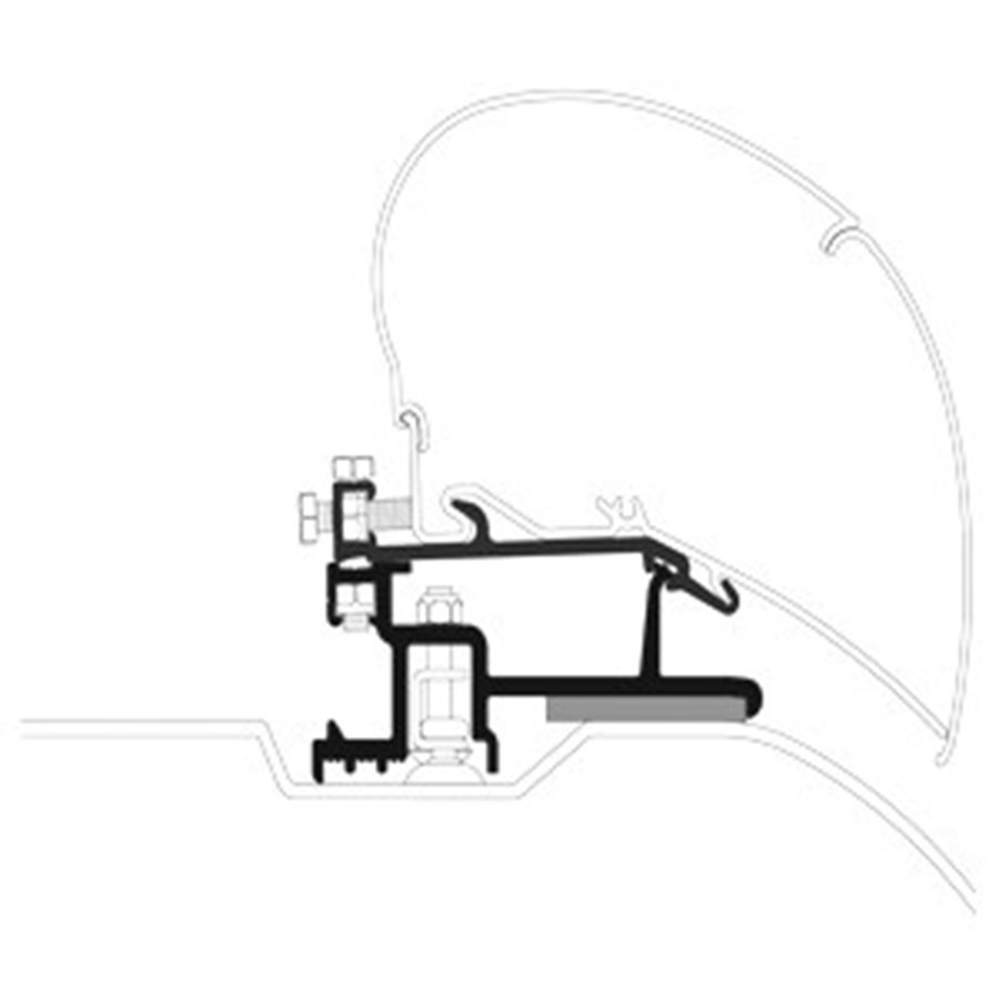 THULE 6300 Adapter for Ducato 2007 L2 H2 3 25 m EXTERIOR