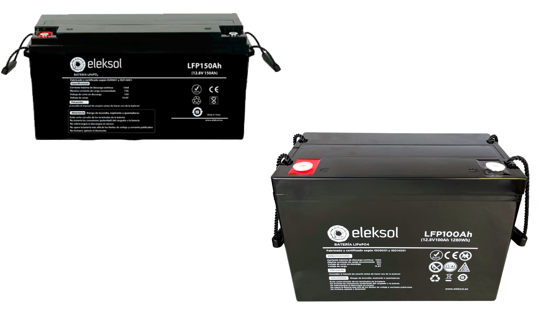 Batería Litio Eleksol 12,8V/100Ah