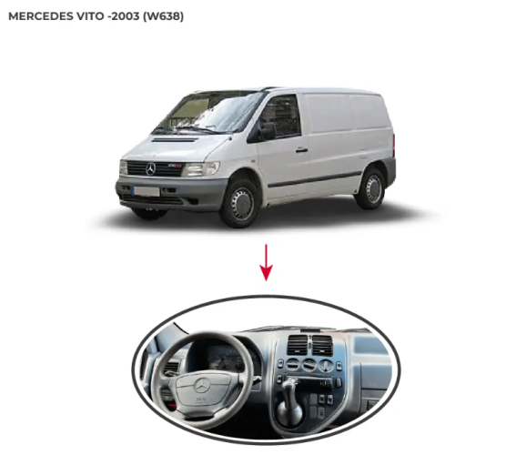 Llit davanter per a Mercedes Vito W638 (1996-2003)