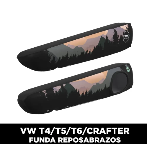 Housse d’accoudoir GLASSY Mountains VW T5/Crafter