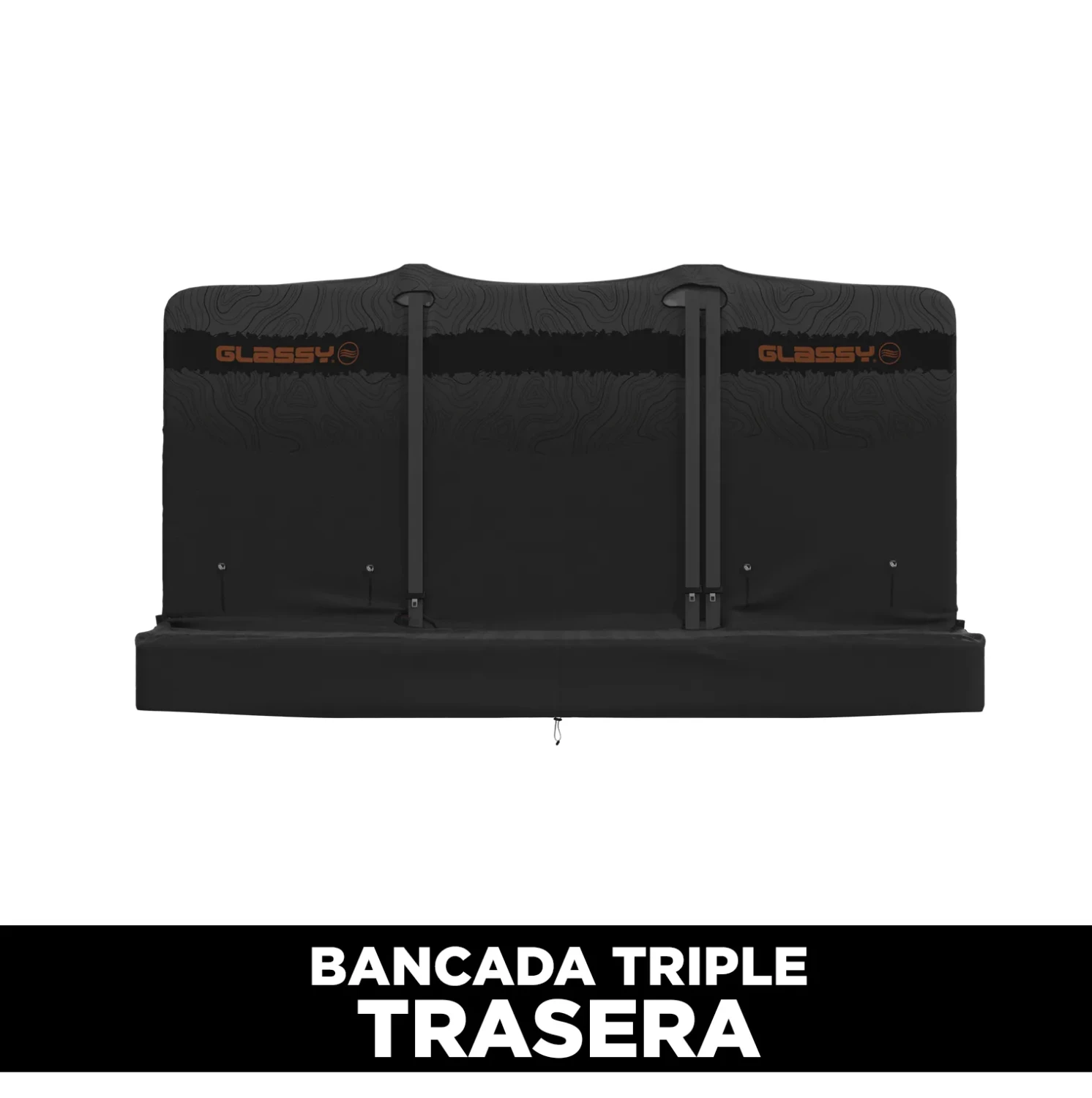 Funda bancada triple trasera GLASSY Phantom