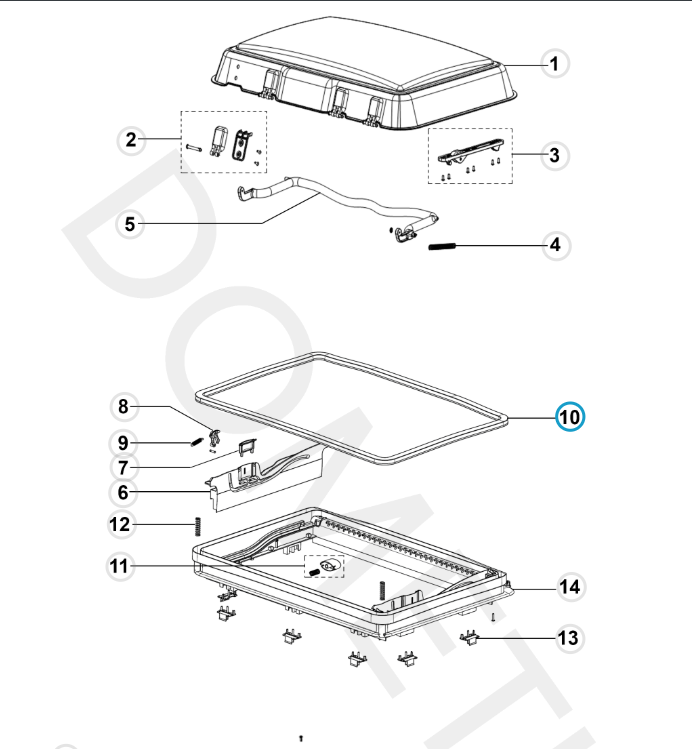 Goma DOMETIC Midi-Heki