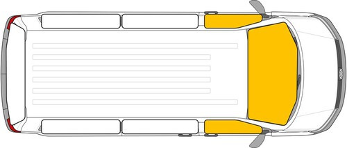 Isoflex thermal mat - driver's cab - Volkswagen T5/T6/T6.1 from year 2003