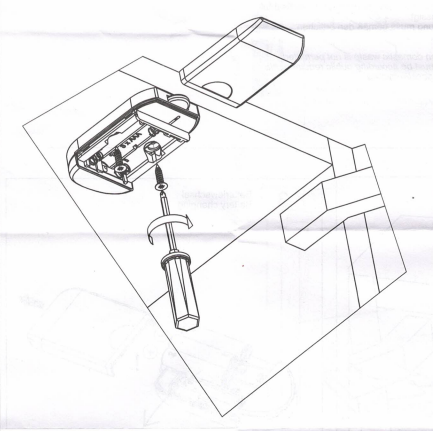 LED closet lamp with batteries