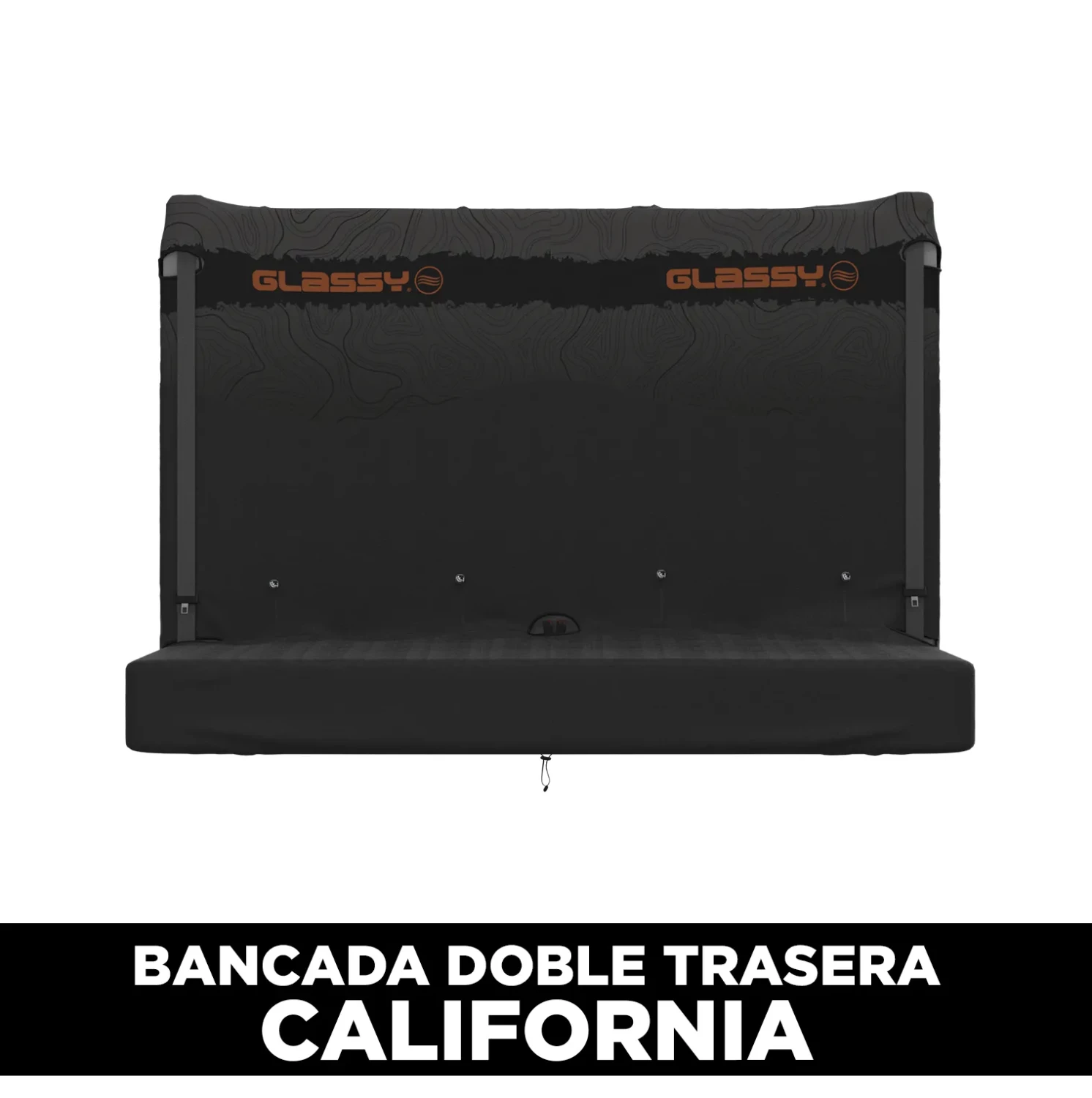 Funda bancada doble trasera California GLASSY Phantom