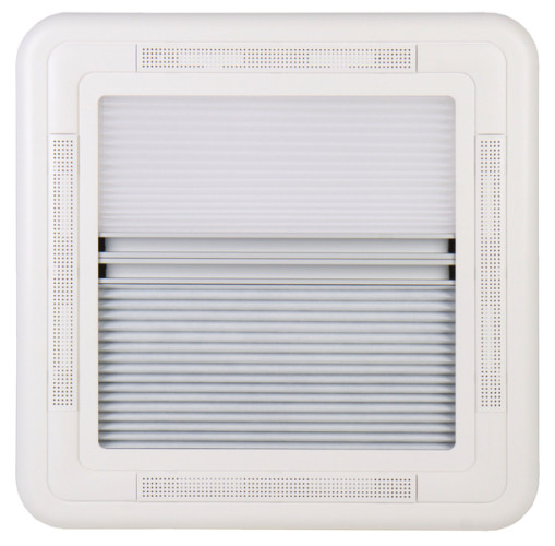 Claraboya 40x40 CARBEST con oscurecedor y mosquitera