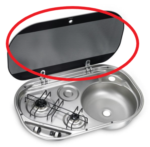 Repuesto tapa cocina DOMETIC MO8322/MO8303/M8323