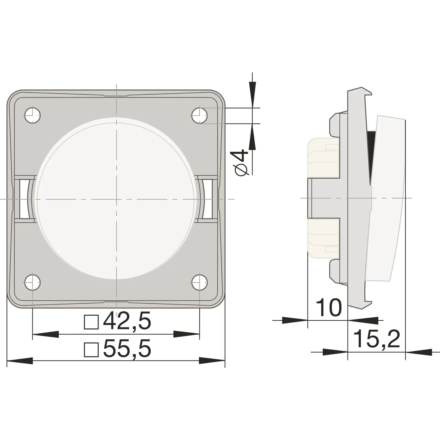 BERKER switch 12/230v