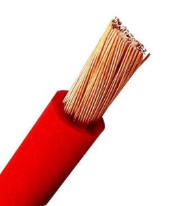 Red electrical cable between 2.5mm and 16mm (choose section)