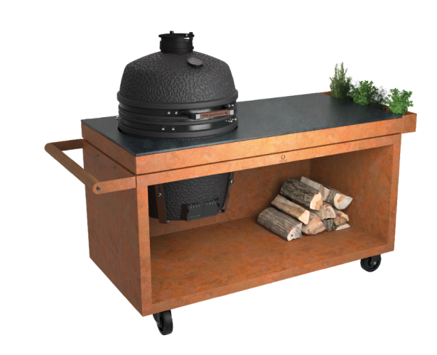 Corten-Tisch OFYR Kamado Corten 150 PRO+ Corten Ceramic Dark