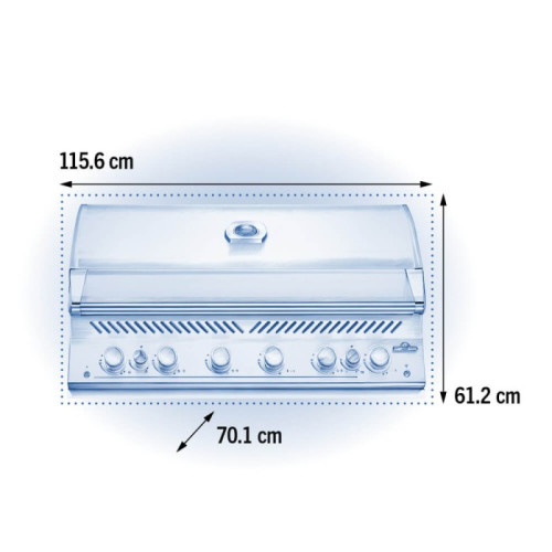 Gasgrill integriert NAPOLEON Serie 700 - 112 CM