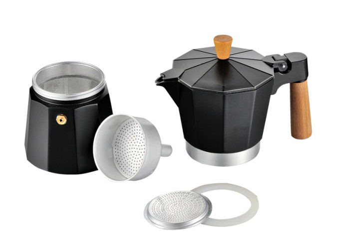 HOLIDAY TRAVEL Italian Coffee Maker for 6 cups