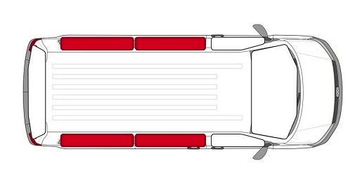 Thermomatten VWT5 Innenraum