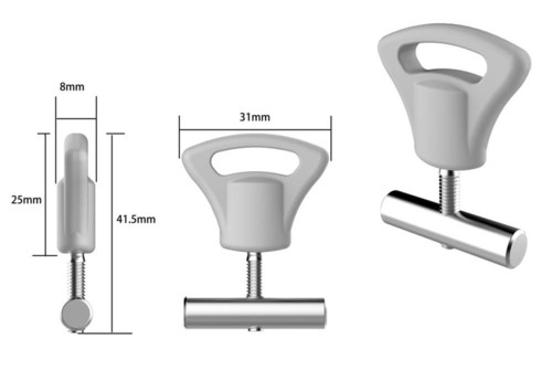 Bloqueo para multirraíl Ø 7mm kit de 2 piezas