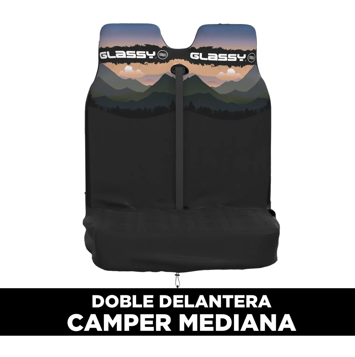 Funda bancada doble delantera GLASSY Mountain CAMPER MEDIANA