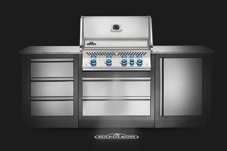 Gasgrill integriert NAPOLEON PRESTIGE PRO™ 500 RB