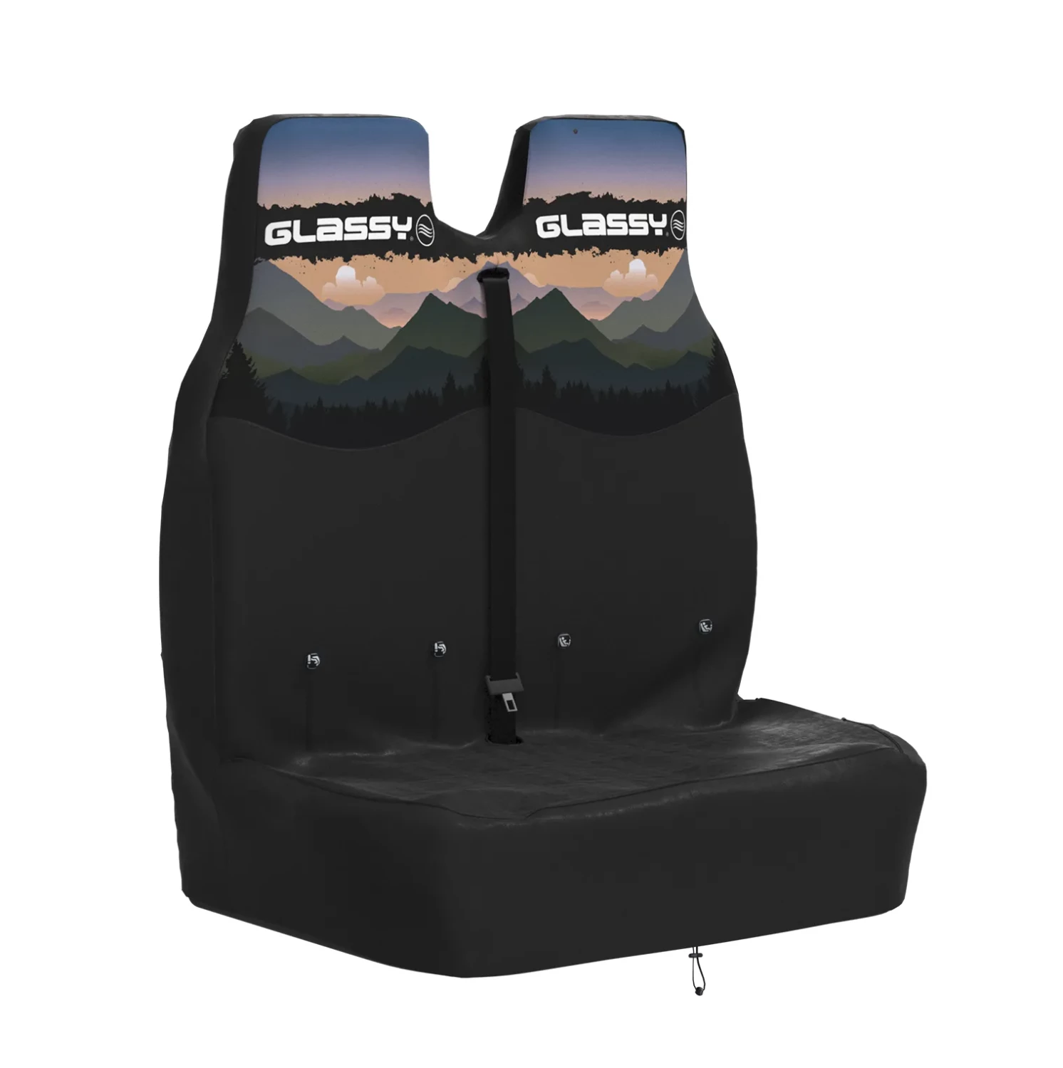 GLASSY Mountains Front double seat cover