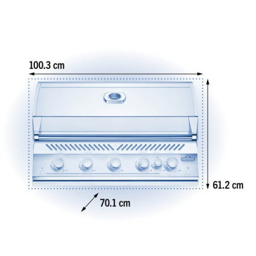 Gasgrill integriert NAPOLEON Serie 700 - 96,5 CM