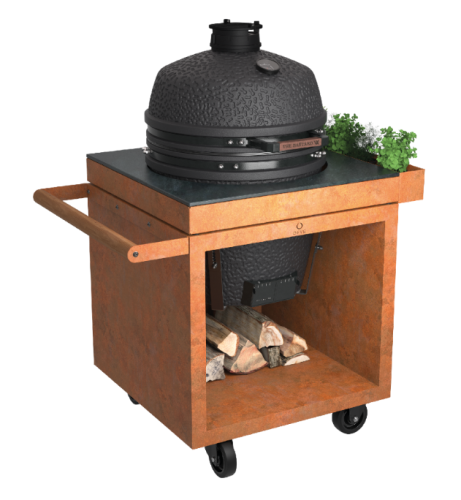 Corten-Tisch OFYR Kamado Corten 75 PRO+ Corten Ceramic Dark