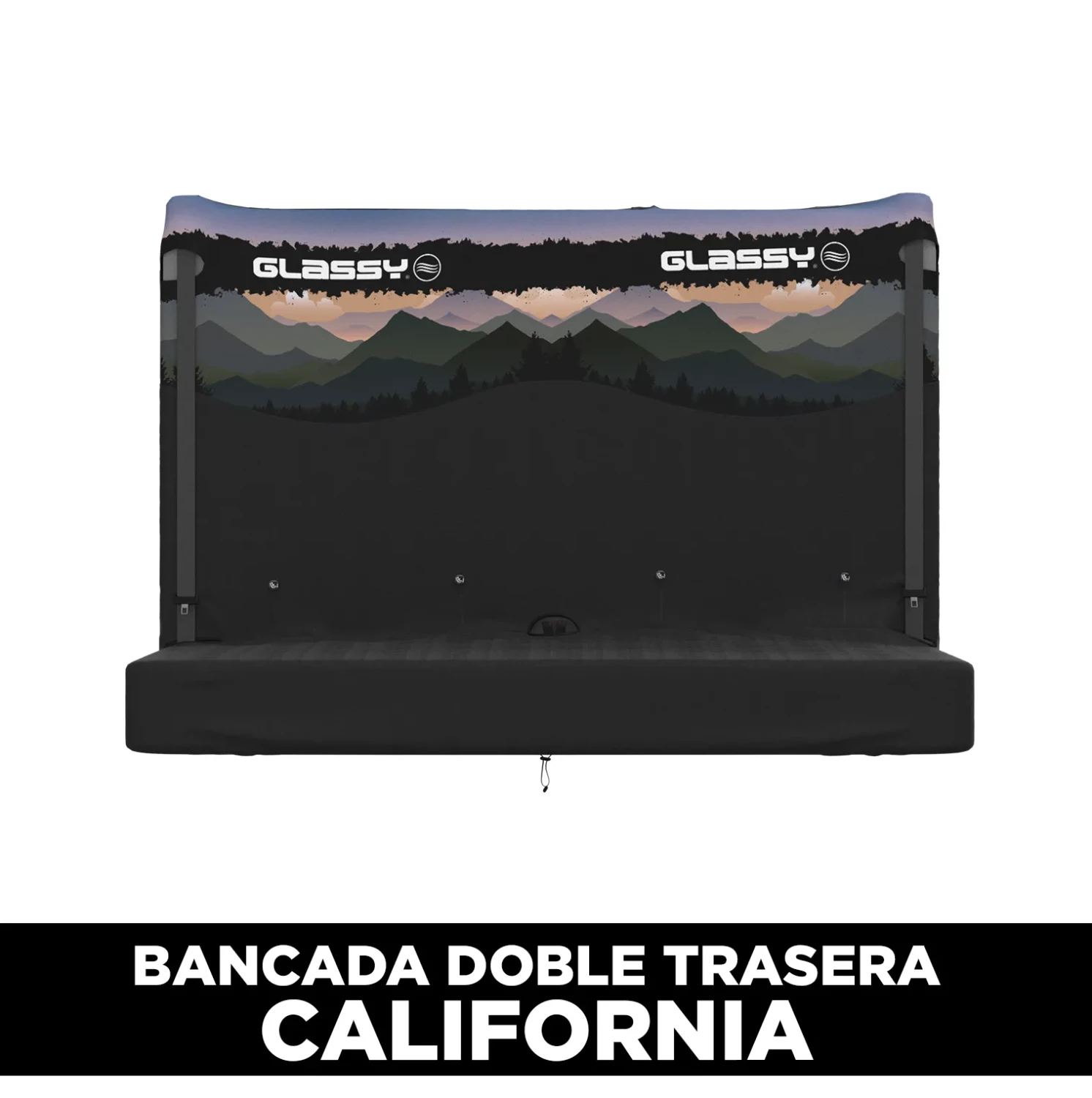 Funda bancada doble del darrere California GLASSY Mountains