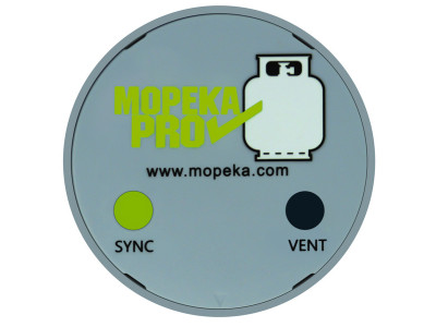 Indicateur de niveau MOPEKA PRO via Bluetooth avec aimant pour bouteilles de gaz en acier.