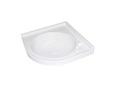 White corner sink 42x42x18cm