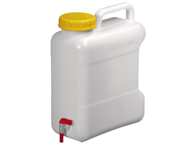 Wasserkanister Weithals mit Verschluss, 10 Liter
