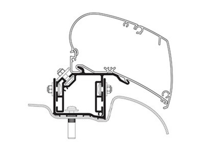 THULE 6300 VW CRAFTER / MAN TGE (2017-...) adapter