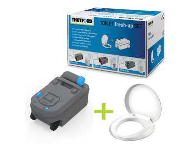 Kit para renovar el WC fijo químico de cassette THETFORD FreshUp C220 (azul)