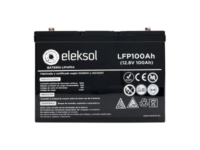 Batería Litio ELEKSOL 100Ah Bluetooth