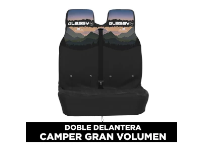 Funda bancada doble delantera GLASSY Mountains GRAN VOLUMEN