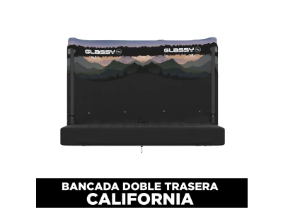 Funda bancada doble trasera California GLASSY Mountains